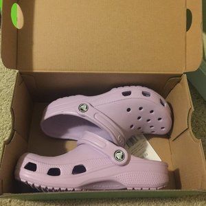 NWT Lavender Crocs